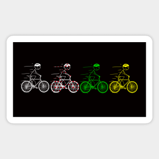 Divertido Ciclismo Etapa Tour de Francia Colores TDF Magnet